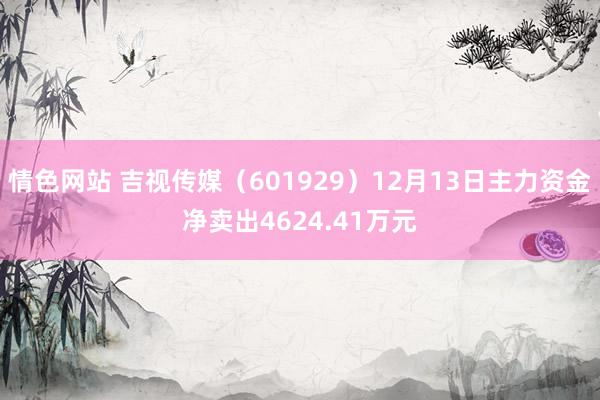 情色网站 吉视传媒（601929）12月13日主力资金净卖出4624.41万元