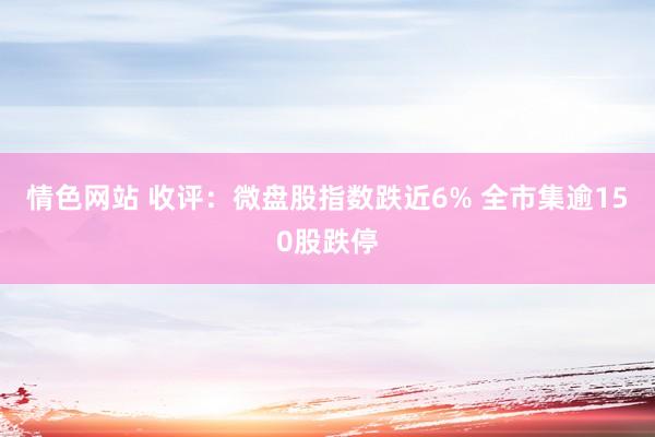 情色网站 收评：微盘股指数跌近6% 全市集逾150股跌停