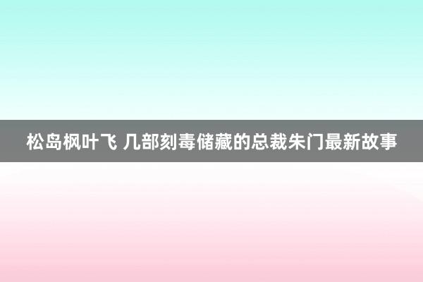 松岛枫叶飞 几部刻毒储藏的总裁朱门最新故事