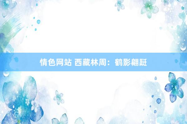 情色网站 西藏林周：鹤影翩跹