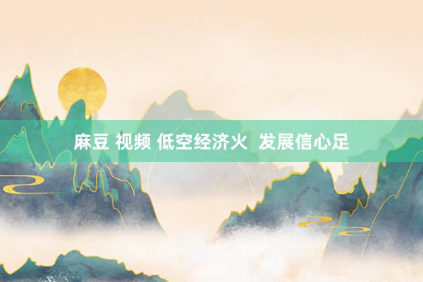 麻豆 视频 低空经济火  发展信心足