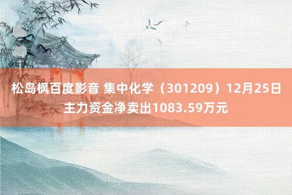 松岛枫百度影音 集中化学（301209）12月25日主力资金净卖出1083.59万元