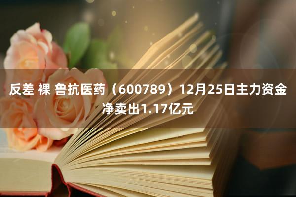 反差 裸 鲁抗医药（600789）12月25日主力资金净卖出1.17亿元