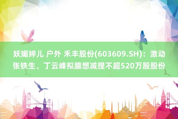 妖媚婷儿 户外 禾丰股份(603609.SH)：激动张铁生、丁云峰拟臆想减捏不超520万股股份