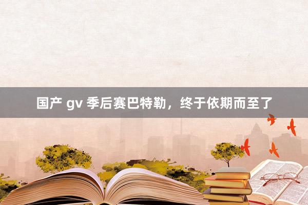 国产 gv 季后赛巴特勒，终于依期而至了