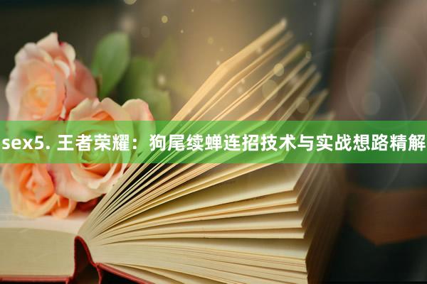 sex5. 王者荣耀：狗尾续蝉连招技术与实战想路精解